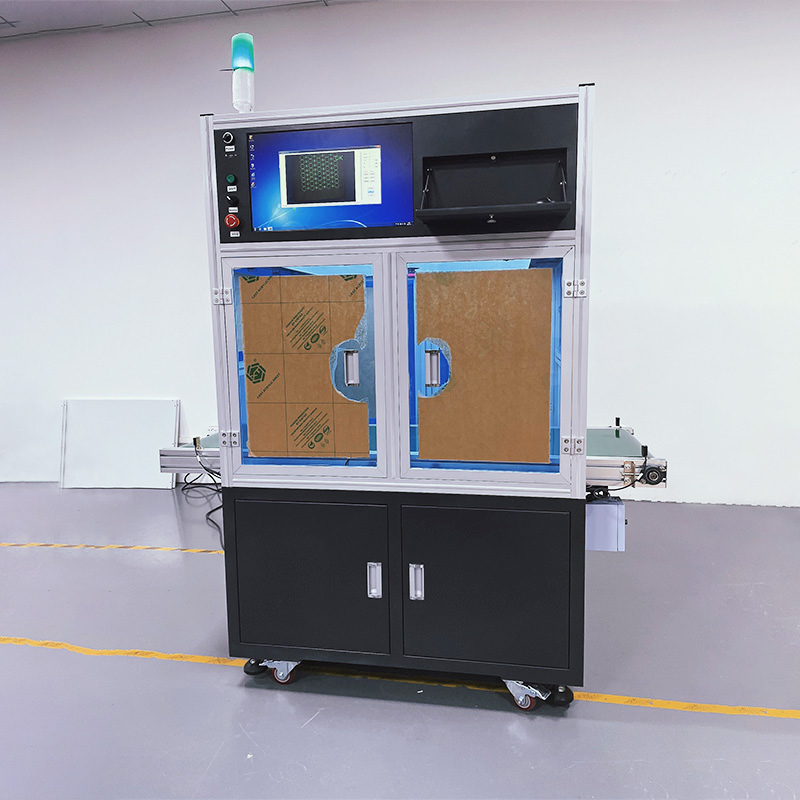 Probador del CCD de la máquina de prueba del electrodo positivo y negativo con la banda transportadora