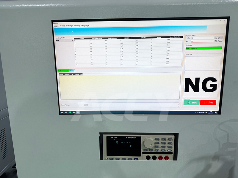 lithium cell sorting machine