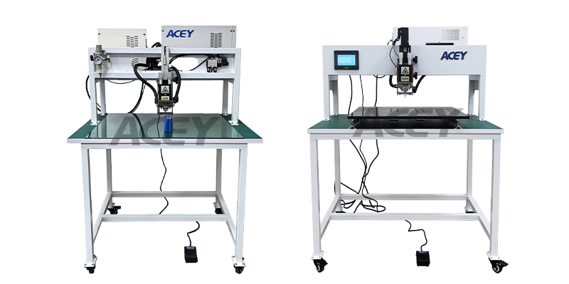 Manual battery pack spot welder