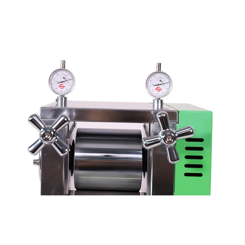 prensa de laminación manual Para calandrado de hoja de electrodo de batería de litio 