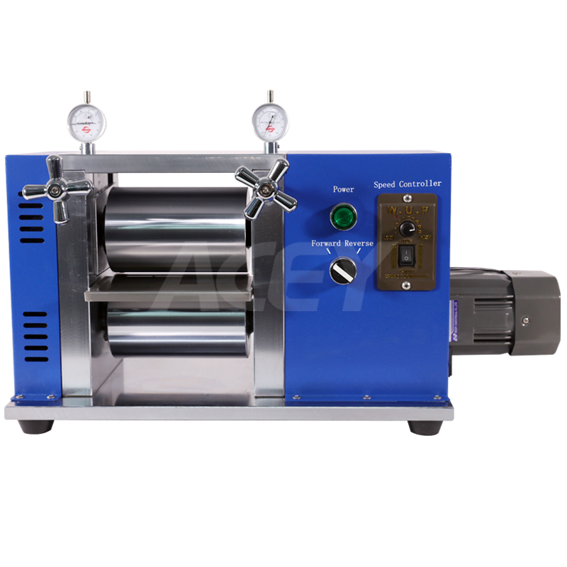 máquina de prensa de rollo eléctrica con batería de litio investigación de laboratorio 