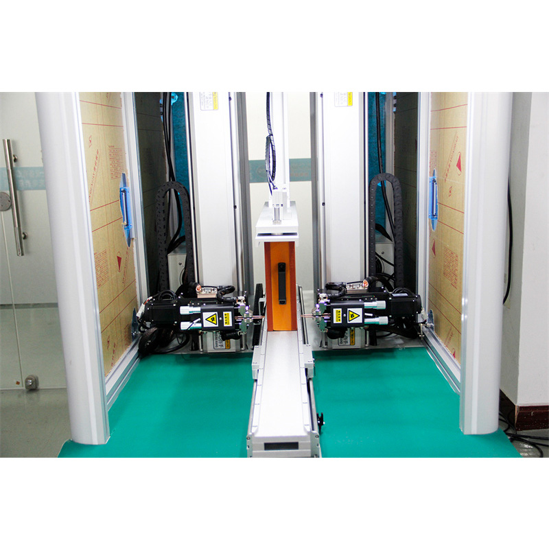 Soldador de punto automático de batería cilíndrica lateral doble eléctrica para ensamblaje de celda cilíndrica
 