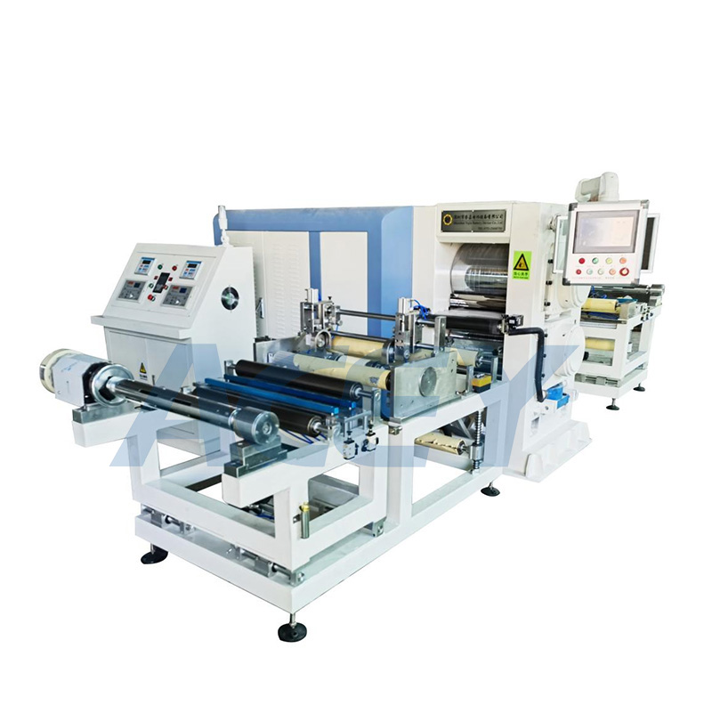 Máquina de prensa de laminación controlada por presión de rollo a rollo de electrodo de batería de 300 mm
 