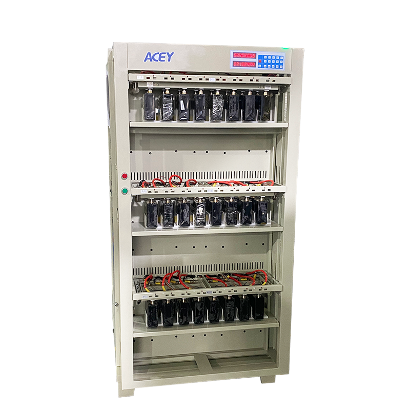 Sistema de clasificación y formación de baterías prismáticas de 48 canales y 100 A 