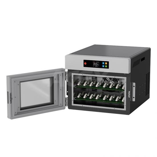 Coin Cell Cycling Test System with Temperature-Controlled Environmental Chamber